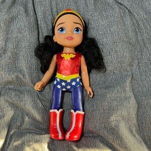 Wonder women doll 15” tall EUC